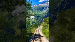 Steep Mountain Views on Europes Highest Funicular [upl. by Slocum]