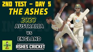 Day 5 Highlights  2nd Test Australia vs England  Ashes 2023 Cricket 17 Gameplay  1st July 2023 [upl. by Yleen453]