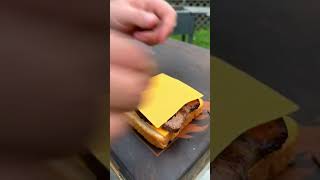 BBQ Brisket Melt  Over The Fire Cooking by Derek Wolf [upl. by Pich949]