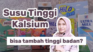 Review 9 Susu Peninggi Badan Susu Tinggi Kalsium  dr Vania Utami [upl. by Rahal]