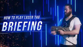 Instructions how to play indoor laser tag A laser tag video briefing in 4K [upl. by Niret871]