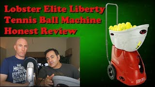 Lobster Elite Liberty Tennis Ball Machine Review [upl. by Magna467]