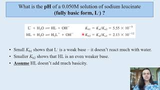 Polyprotic AcidBase Part 3 Calculation pH and Concentrations [upl. by Lundquist]