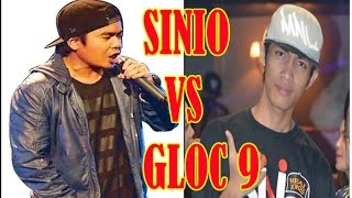 SINIO VS GLOC 9 Freestyle Session MUST WATCH [upl. by Herrmann]