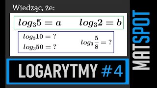 Własności logarytmów 2 [upl. by Kentiggerma131]