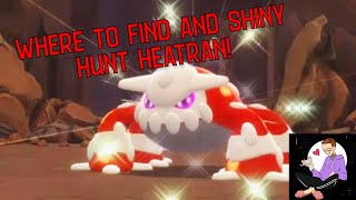 HOW TO SHINY HUNT HEATRAN Where to find Heatran Pokemon BDSP [upl. by Anig662]