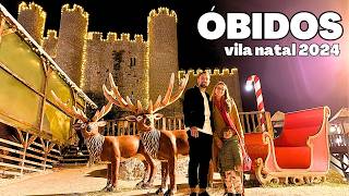 Conhecemos a VILA NATAL DE ÓBIDOS 2024 em Portugal [upl. by Dukey]