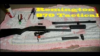 Disassembly and reassembly of a Remington 870 Tactical [upl. by Powel]