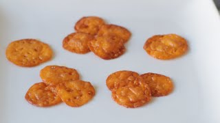 Homemade CheezIts TikTok Recipe  Keto Gluten Free Cheese Crisps [upl. by Alyahs211]