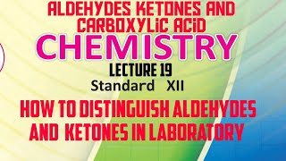 How to distinguish aldehydes and ketones in Laboratory [upl. by Ahsyekal]