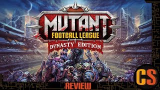 MUTANT FOOTBALL LEAGUE DYNASTY EDITION  REVIEW [upl. by Utham]