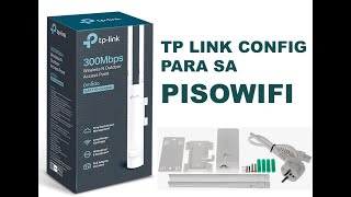 TPLink EAP110 Outdoor Configuration for Piso Wifi [upl. by Jarred]