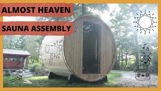 2019  How to Build a Barrel Sauna Almost Heaven [upl. by Cann]