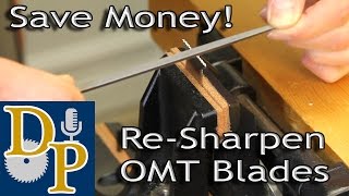 How to ReSharpen Oscillating Multi Tool Blades [upl. by Anwahsat]