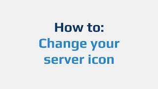 How to Change your server icon [upl. by Sophy988]