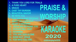 WORSHIP SONGS Playlist2 NONSTOP KARAOKE [upl. by Odoric]