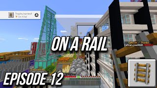 Minecraft  On A Rail  AchievementTrophy Guide  Episode 12 [upl. by Diskson]