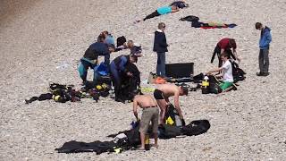 Dorset Sealife  Chesil Beach Underwater [upl. by Casilde]