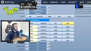 tsm Hamlinz Fortnite battle royale Settings [upl. by Aniram243]