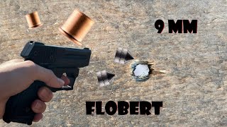 DETONICS Glad Lite F9E  Flobert 9mm TEST [upl. by Felicidad361]