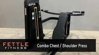 23508  Fettle Fitness Combo Chest Press  Shoulder Press [upl. by Yrekaz]