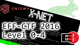 Live Hacking  EFFCTF 2016  Level 04 Enigma Conference [upl. by Ennairoc975]