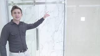 OVE BEL SOFT CLOSE Shower Alcove installation tips for the soft close mechanism [upl. by Amluz422]