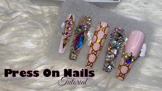 How To Make Press On Nails To Sell  Press On Nails Materials  Press On Nails  Natali Carmona [upl. by Gayleen577]