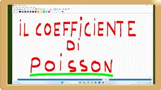 il coefficiente di poisson [upl. by Juli]