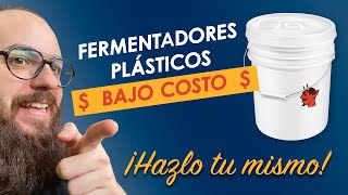 Cómo Hacer un FERMENTADOR de PLÁSTICO   ECONÓMICO  DIY04 [upl. by Eveam213]