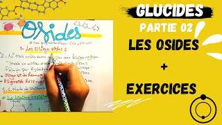 📣 Biochimie4LES GLUCIDES Partie 02 👌Les Osides Exercices dexamens glucides complexes fructose [upl. by Aneert945]