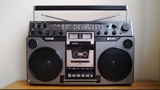 Aiwa TPR950 vintage boombox from 1978 [upl. by Eruot]