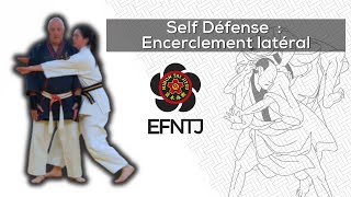 Nihon Taï Jitsu  Encerclement Latéral  EFNTJ [upl. by Nafri]