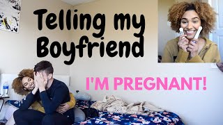 TELLING MY BOYFRIEND IM PREGNANT SUPER EMOTIONAL ❤️ [upl. by Aeduj340]