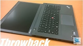 Throwback Lenovo Thinkpad T440 14quot Ultraportable [upl. by Anilorak993]