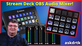 Stream Deck OBS Audio Mixer  Step by Step Setup [upl. by Erodisi7]