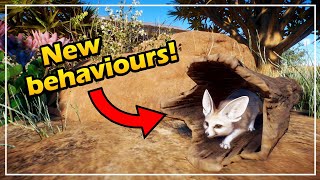 All new behaviours Africa Pack animals overview  Planet Zoo [upl. by Llevron]