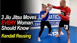 The 3 BEST BJJ Self Defense Moves EVERY Woman Should Know with Kendall Reusing [upl. by Neron]