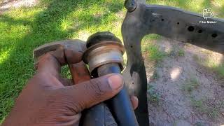 2011 Nissan Rogue Front Subframe Bushings Replacement [upl. by Ettennahs]