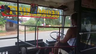 Leyland bus driving Kerala india [upl. by Ainevuol]