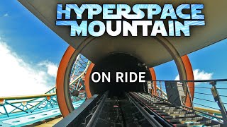 4K HyperSpace Mountain  On Ride 2021  Disneyland Paris [upl. by Neffirg]