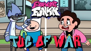 Heh you lost to Finn FNF Tug Of War but its a Mordecai and Steven cover [upl. by Notnek]