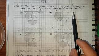 Expresion correspondiente Teoria de conjuntos [upl. by Arinayed]