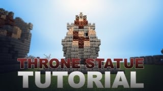 Minecraft Tutorial Throne Statue [upl. by Deborath]