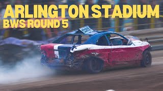 Unlimited Banger Racing  BWS Round 5  Arlington Stadium  May 2024 [upl. by Ylrebmit]