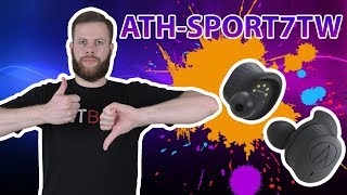 AudioTechnica ATHSPORT7TW  ОЧЕНЬ странные наушники [upl. by Trueman]