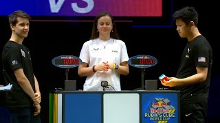 Feliks Zemdegs VS Max Park  Red Bull Rubiks Cube World Cup 2019 [upl. by Iz707]