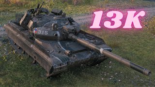 Vz 55 13K Damage World of TanksWoT Replays tank battle [upl. by Acitel51]