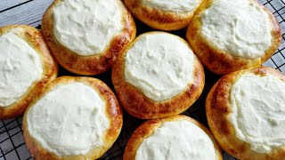 Vatrushka ❗ Cottage cheese buns ❗ Easy to cook at home [upl. by Kaylee423]