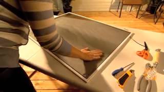 How To Replace A Window Screen [upl. by Mary]